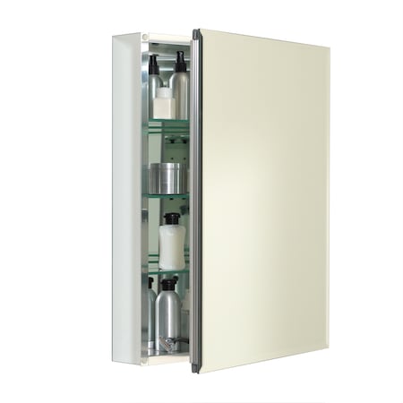 Zenith Products 20" FRAMELESS ALUMINUM SWING DOOR MEDICINE CABINET EMRA2026